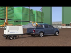 در فضای باز 2kW ژنراتور برج نور قابل حمل 180KW ایستگاه شارژ برج نور تلفن همراه