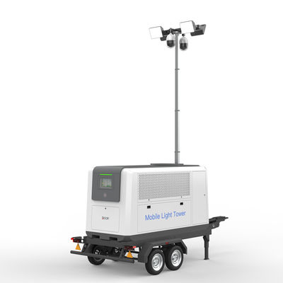 قیمت خوب 100000LM 1KW برج نور تلفن همراه نظارت برج نور تلفن همراه با شارژر آنلاین